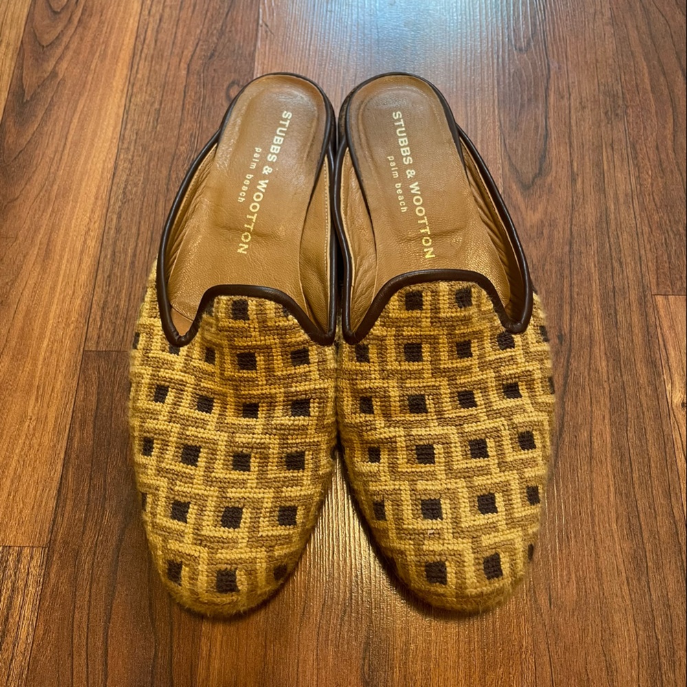 Stubbs & Wootton Tapestry Mules